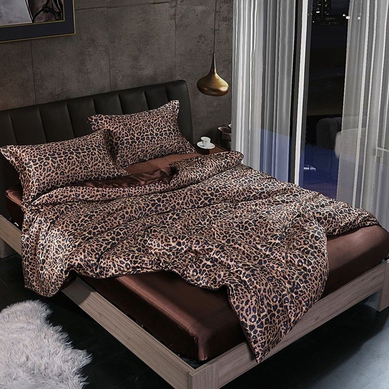 Luxe Satijnen Beddengoed Set – 4-Delig Zijdezacht & Ademend