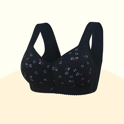 Ondersteunende Comfy BH met voorknoopsluiting