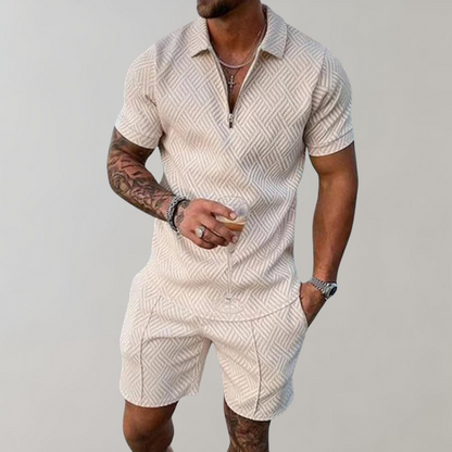Hugo Zomerset Heren – Comfortabel Polo Shirt en Short
