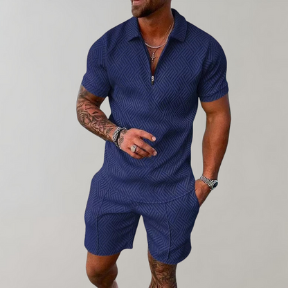 Hugo Zomerset Heren – Comfortabel Polo Shirt en Short