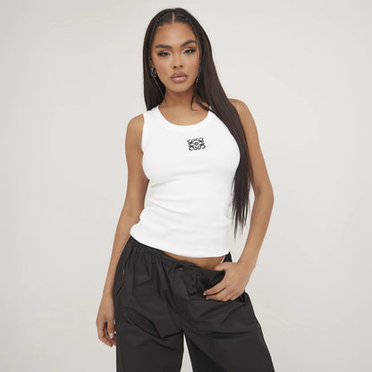 Tanktop - Minimalistisch - Zijdeachtig Katoen - Perfect voor Zomeruitstapjes - Women’s Fashion > Tops > Tank Tops